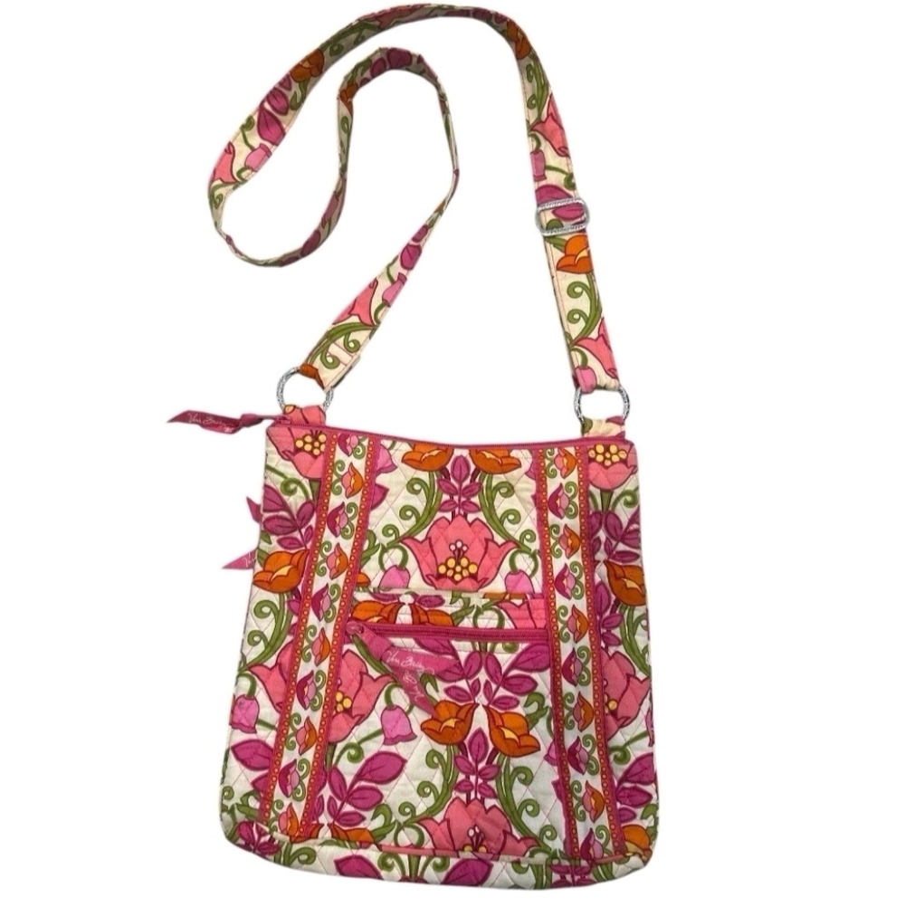 SALE Retired‎ Vera Bradley Hipster Floral Quilted Cross Bag Lilli Bell Travel